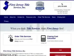 Sites similar to firstjerseytitle.com
