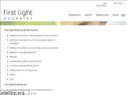 Sites similar to firstlightorganics.com.au