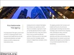 Sites similar to firstnationwidetitle.com