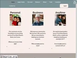 Sites similar to firstnewmexicobanklc.com