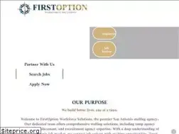Sites similar to firstoptionstaffing.com