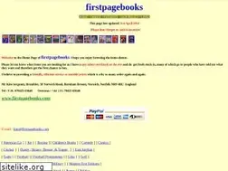 Sites similar to firstpagebooks.com