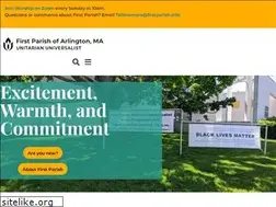 Sites similar to firstparish.info