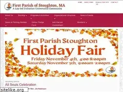 Sites similar to firstparishstoughton.org