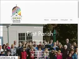 Sites similar to firstparishwestwood.org