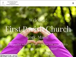 Sites similar to firstparishyork.net
