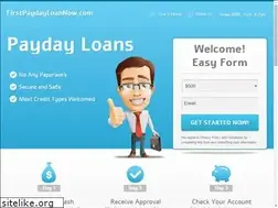 Sites similar to firstpaydayloannow.com
