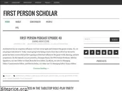 Sites similar to firstpersonscholar.com