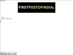 Sites similar to firstpostofindia.com