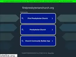 Sites similar to firstpresbyterianchurch.org