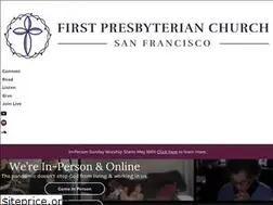 Sites similar to firstpresbyteriansf.org