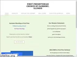 Sites similar to firstpresfairbury.org
