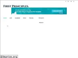 Sites similar to firstprinciplesjournal.com