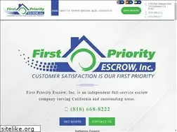 Sites similar to firstpriorityescrow.com