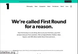 Sites similar to firstround.com