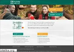 Sites similar to firstsavingscc.com