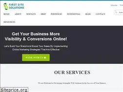 Sites similar to firstsitesolutions.com