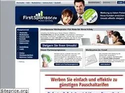 Sites similar to firstsponsor.de