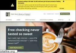 Sites similar to firststatebankofforrest.com
