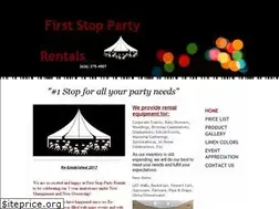 Sites similar to firststoppartyrentals.com