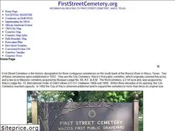 Sites similar to firststreetcemetery.org