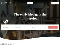 Sites similar to firsttable.co.uk