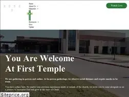Sites similar to firsttemple.org