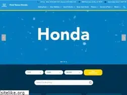 Sites similar to firsttexashonda.com