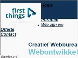 Sites similar to firstthings.be
