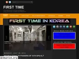 Sites similar to firsttimeinkorea.blogspot.com