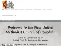 Sites similar to firstumchonolulu.org