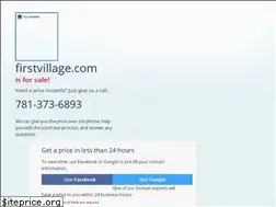 Sites similar to firstvillage.com