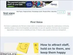 Sites similar to firstvoice.co.uk