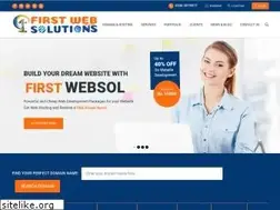 Sites similar to firstwebsol.com