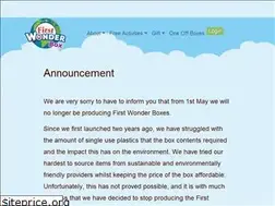 Sites similar to firstwonderbox.co.uk