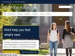 Sites similar to firstyear.nd.edu
