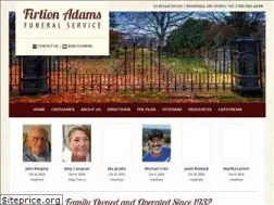 Sites similar to firtionadams.com