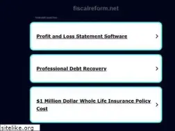Sites similar to fiscalreform.net