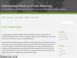 Sites similar to fissilematerials.org