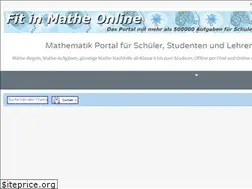 Sites similar to fit-in-mathe-online.de