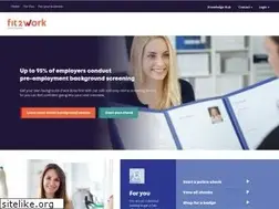 Sites similar to fit2work.com.au