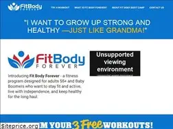 Sites similar to fitbodyforever.com