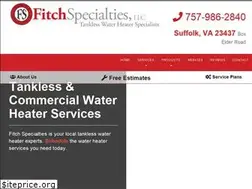 Sites similar to fitchspecialties.com