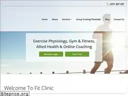 Sites similar to fitclinic.com.au