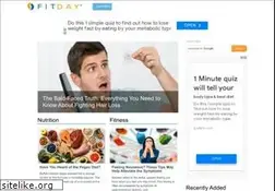 Sites similar to fitday.com
