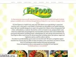 Sites similar to fitfoodexpress.com