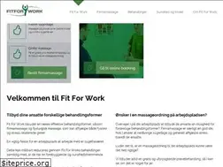 Sites similar to fitforwork.dk