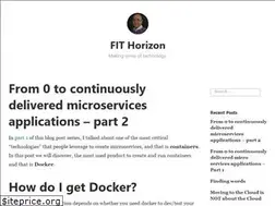 Sites similar to fithorizon.wordpress.com
