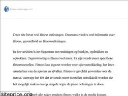 Sites similar to fitness-oefeningen.com