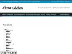 Sites similar to fitness-solutions.fr